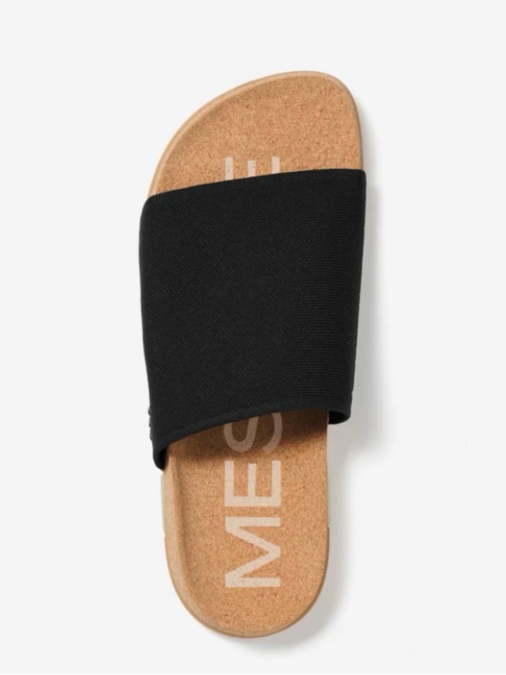 Message Footwear Mullen Slide Stretch Knit Strap black size 37 US 7/7.5 - Picture 6 of 10
